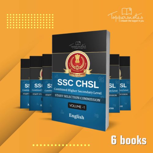 SSC CHSL All Subjects ToppersNotes English Medium 6 Books